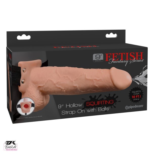 Fetish Fantasy - Sprjtende strap on 9"