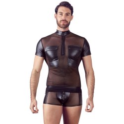 T-Shirt m. Lynl�s &amp; Brystlommer