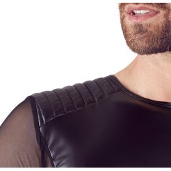 T-Shirt m. Skulderpuder  2XL