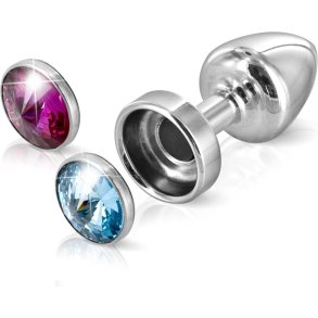 Anni T2 Plug med udskiftelig swarovski sten 