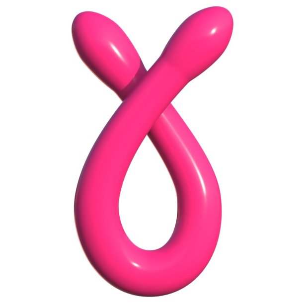 Dobbelt Dildo - Flere Farver  Lilla