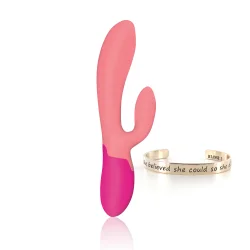 Xena Rabbit Vibrator Koral &amp; Fransk Rose